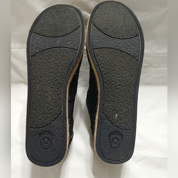 BOBS Black Espadrille Slip-On Shoes - Picture 14 of 16